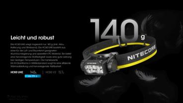 Nitecore HC60 UHE Stirnlampe